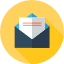 Kontakt e-mail — ikona